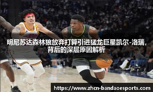 明尼苏达森林狼放弃打算引进猛龙巨星凯尔-洛瑞，背后的深层原因解析